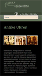 Mobile Screenshot of antike-uhren-melenhorst.de